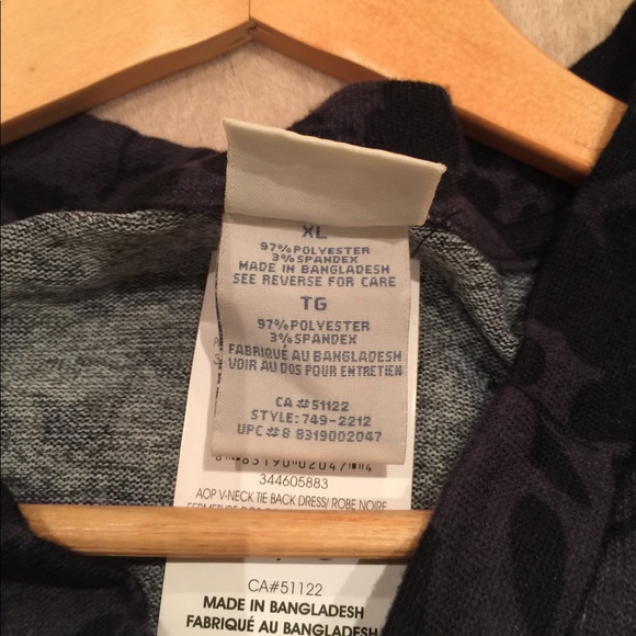 725 Originals Ladies Black And Gray Dress Size XL So Soft - Picture 5 of 6